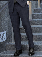 Reda Stibal Blue Checks Wool Suit - StudioSuits