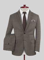 Reda Toli Brown Checks Wool Suit - StudioSuits
