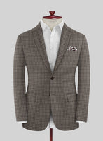 Reda Toli Brown Checks Wool Suit - StudioSuits