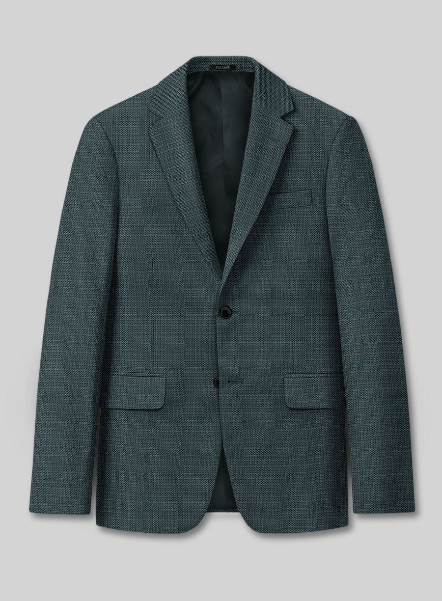Reda Tomare Green Wool Jacket - StudioSuits