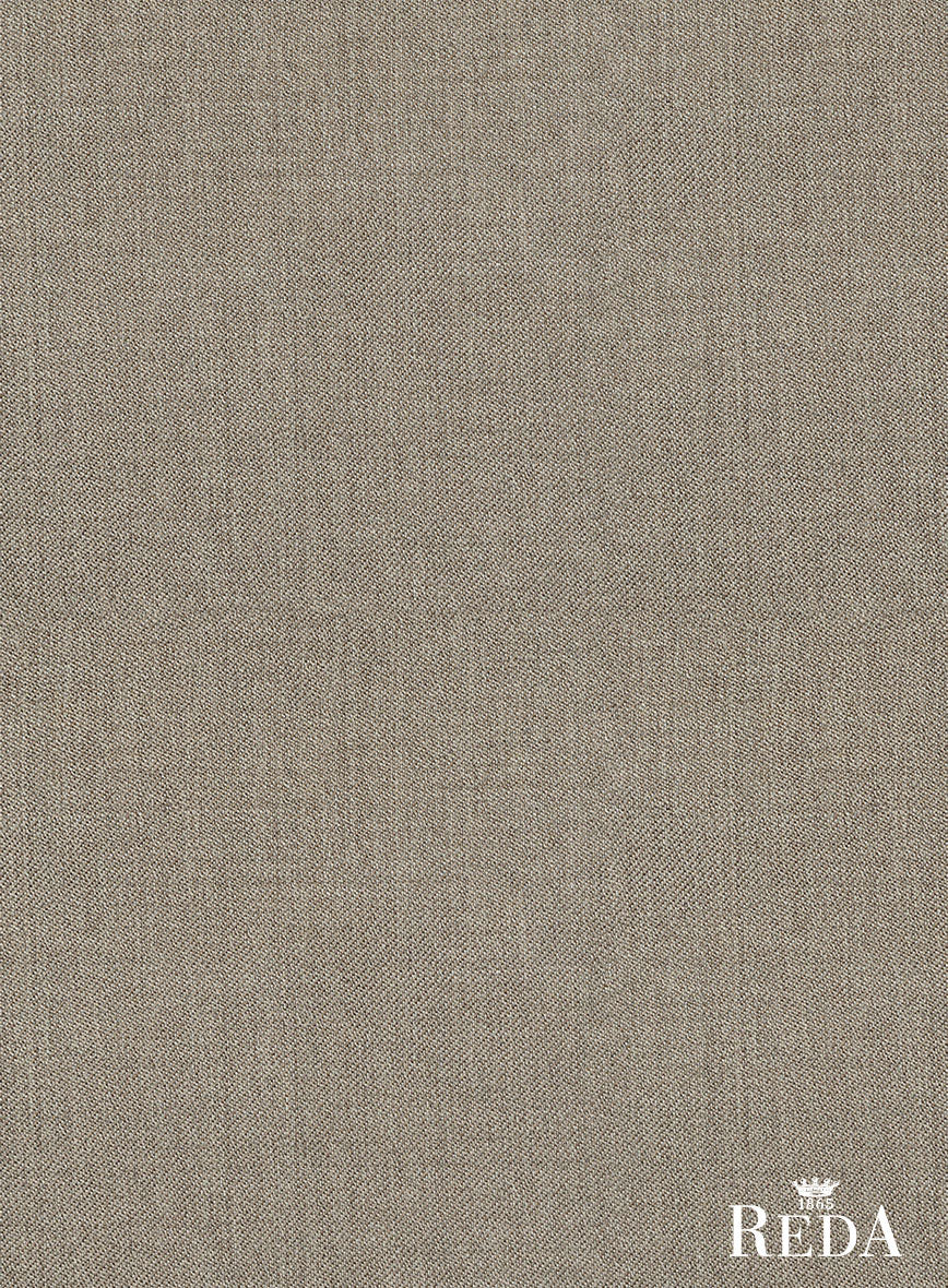 Reda Worsted Beige Pure Wool Pants - StudioSuits