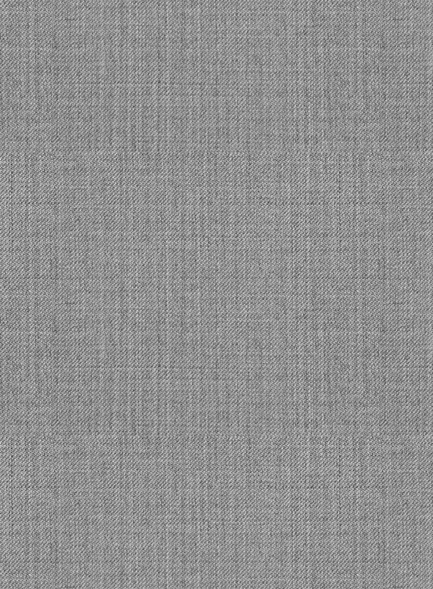 Reda Worsted Mid Gray Pure Wool Jacket - StudioSuits
