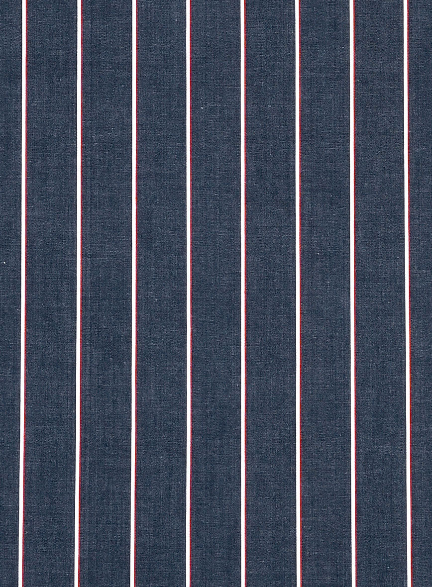 Redline Navy Cotton Shirt - StudioSuits