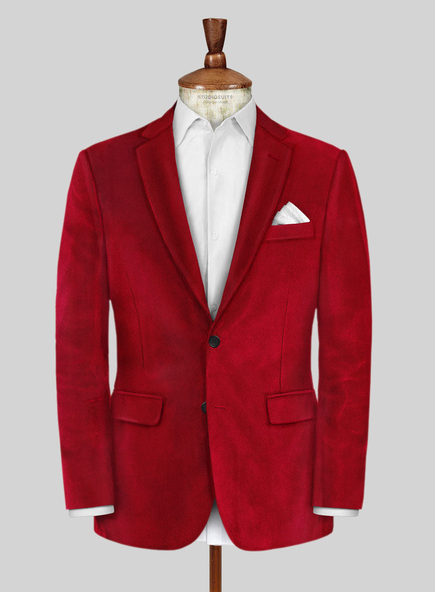 Red Velvet Suit – StudioSuits
