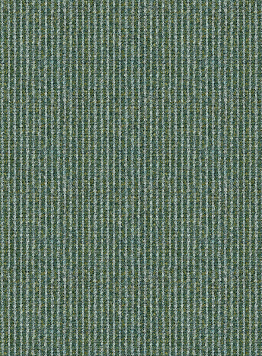 Regal Corded Green Stripe Tweed Jacket - StudioSuits