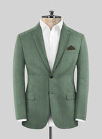Regal Corded Green Stripe Tweed Jacket - StudioSuits