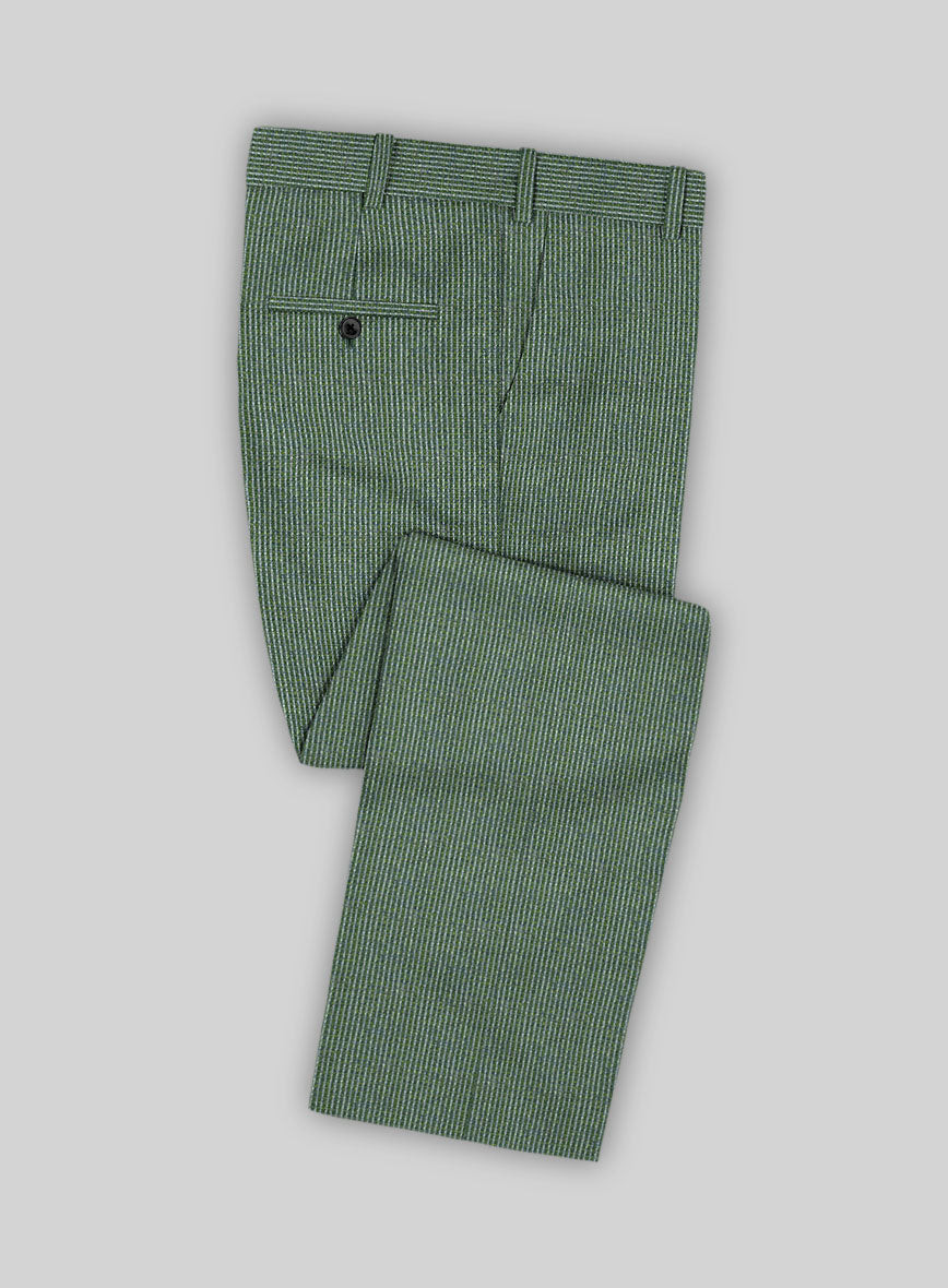 Regal Corded Green Stripe Tweed Suit - StudioSuits