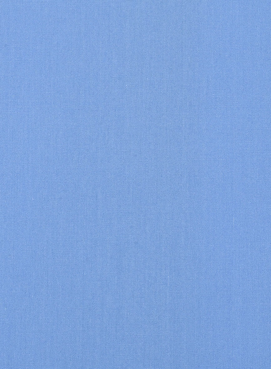 Regal Sapphire Cotton Shirt - StudioSuits