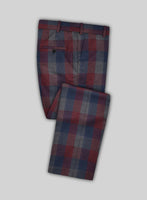 Regal Windowpane Lightweight Tweed Pants - StudioSuits