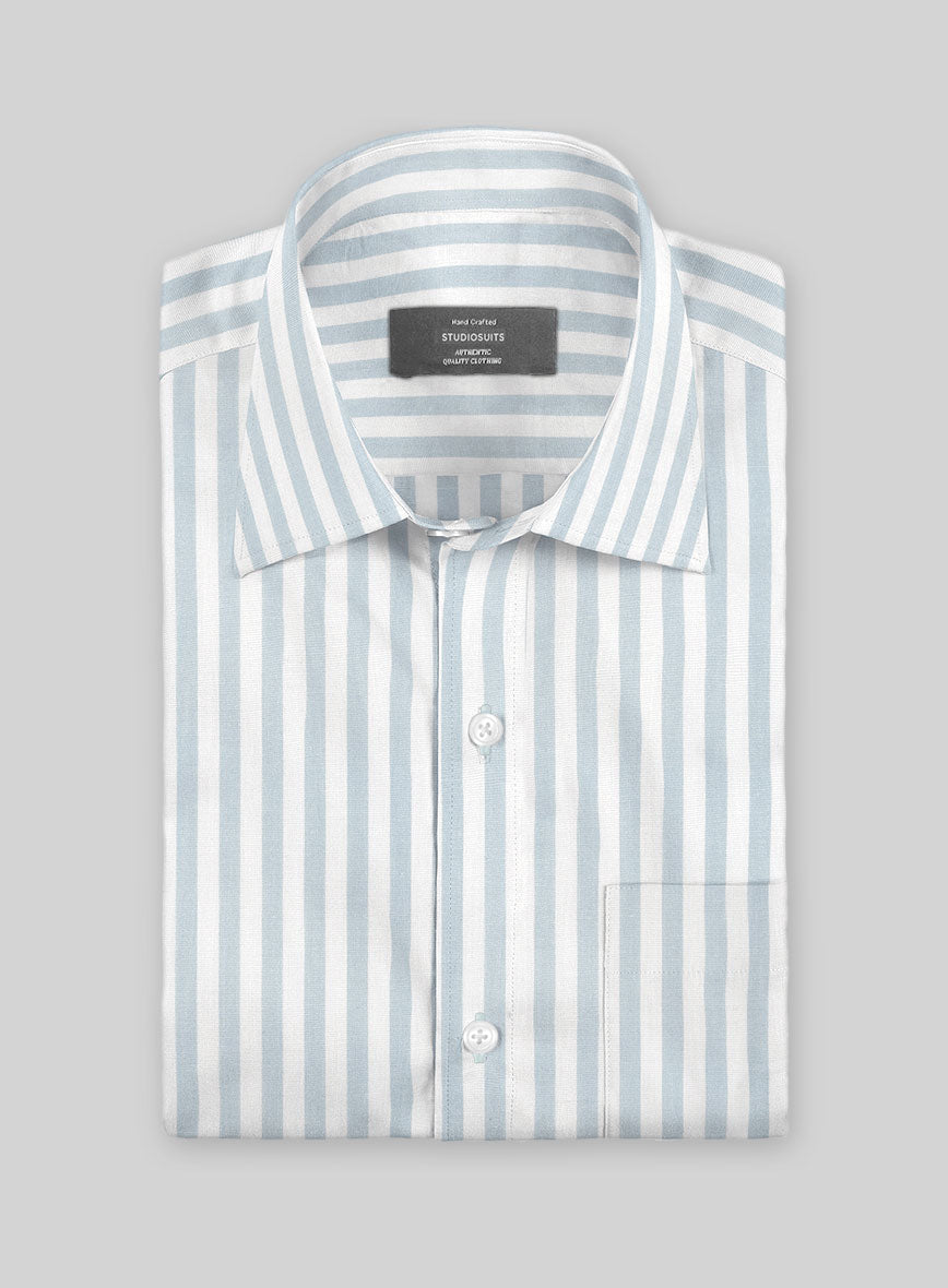 Regatta Stripe Cotton Shirt - StudioSuits