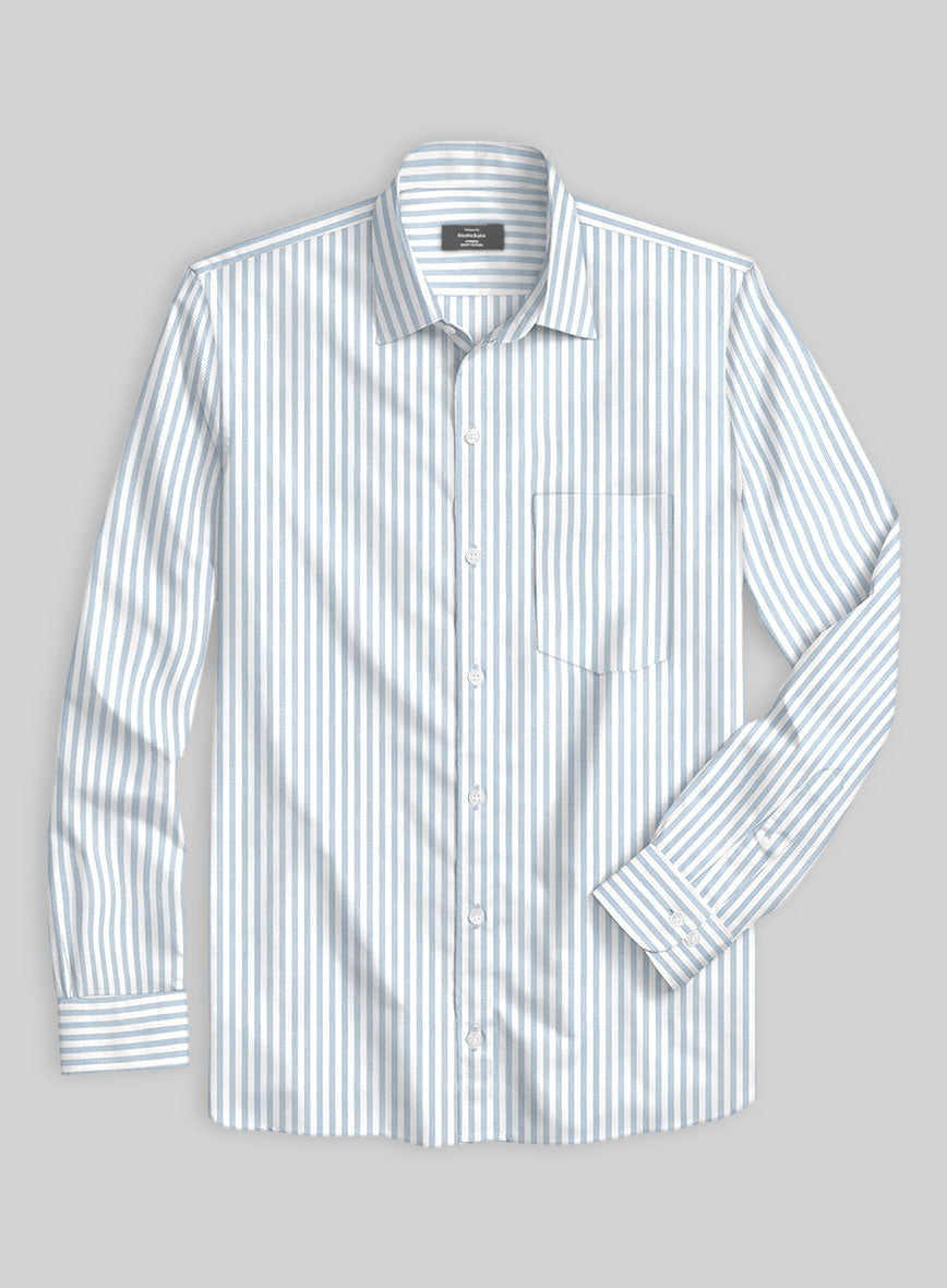 Regatta Stripe Cotton Shirt - StudioSuits
