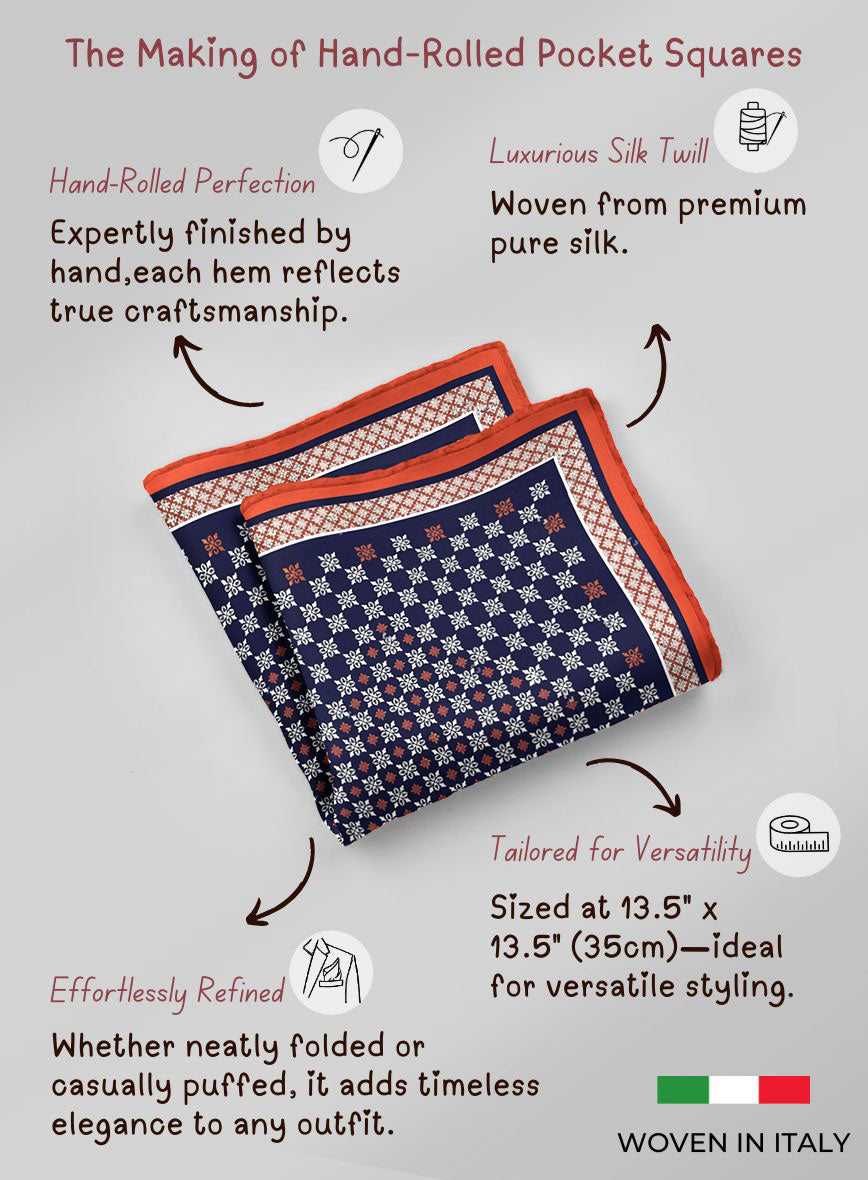 Regnare Silk Pocket Square - StudioSuits