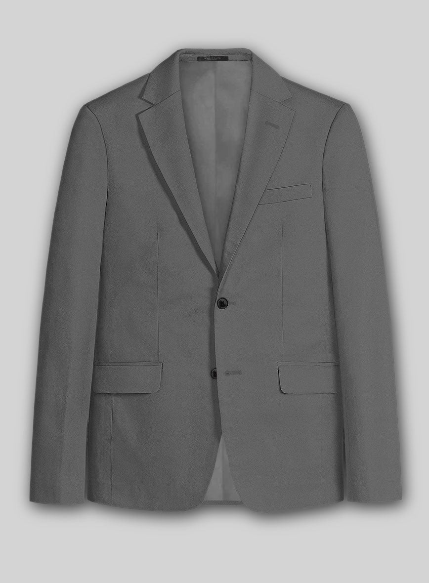Stretch Summer Gray Chino Suit - StudioSuits