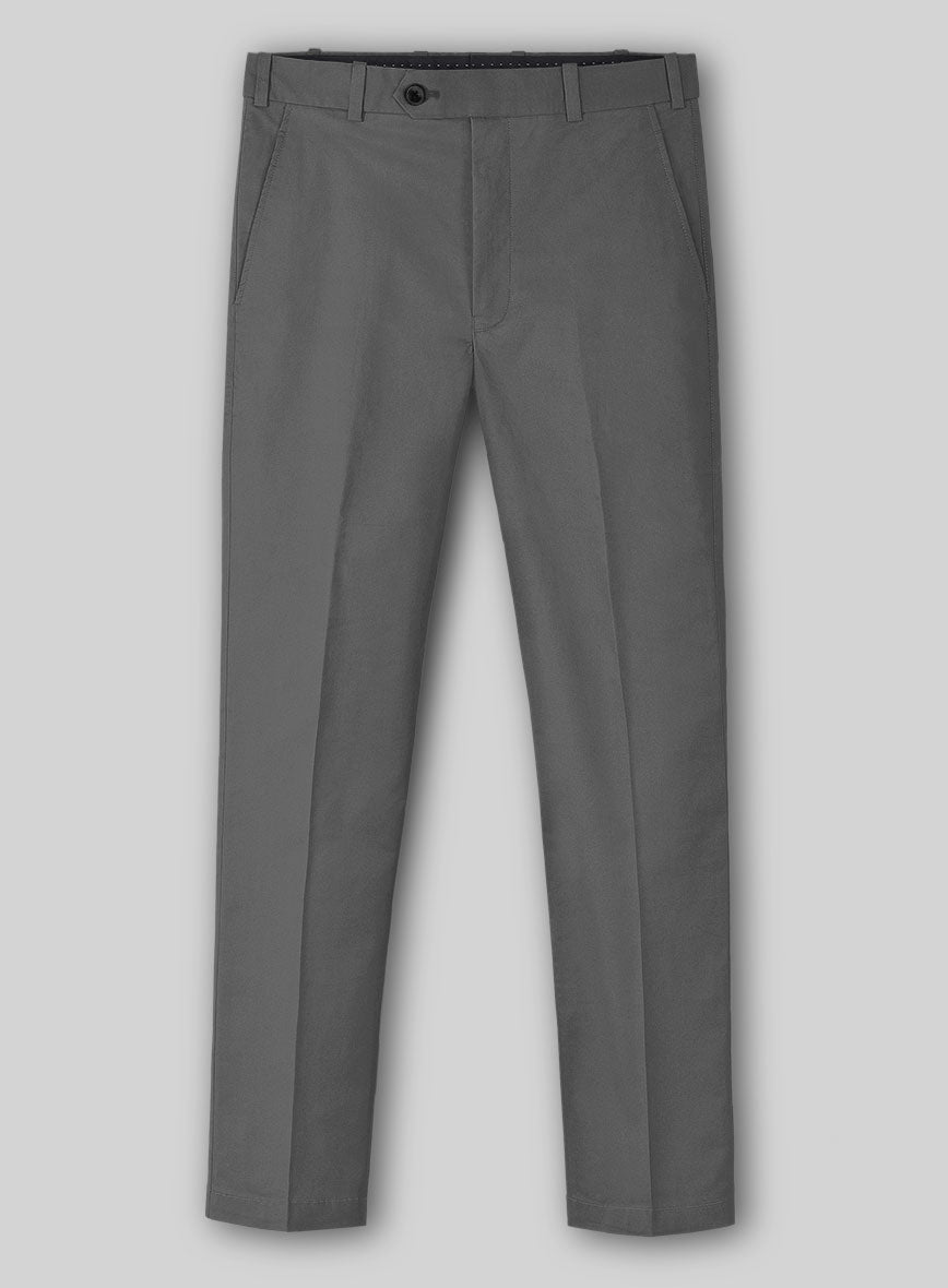 Stretch Summer Gray Chino Suit - StudioSuits