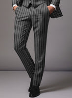 Retro Reel Black Stripe Suit - StudioSuits