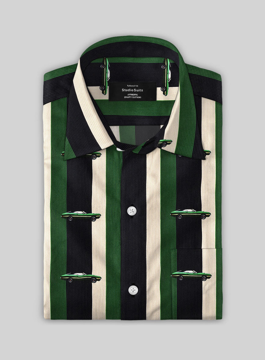 Italian Cotton Retro Ride Shirt - StudioSuits