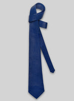 Rich Blue Leather Tie - StudioSuits