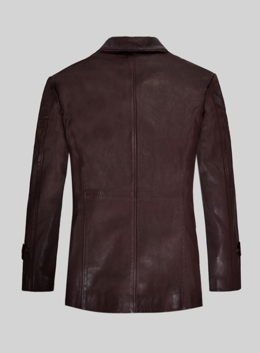 Robert Leather Blazer - StudioSuits