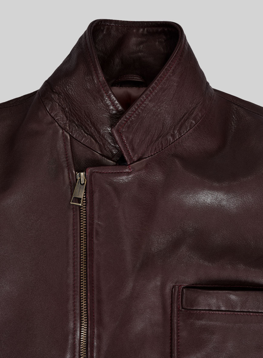 Robert Leather Blazer - StudioSuits