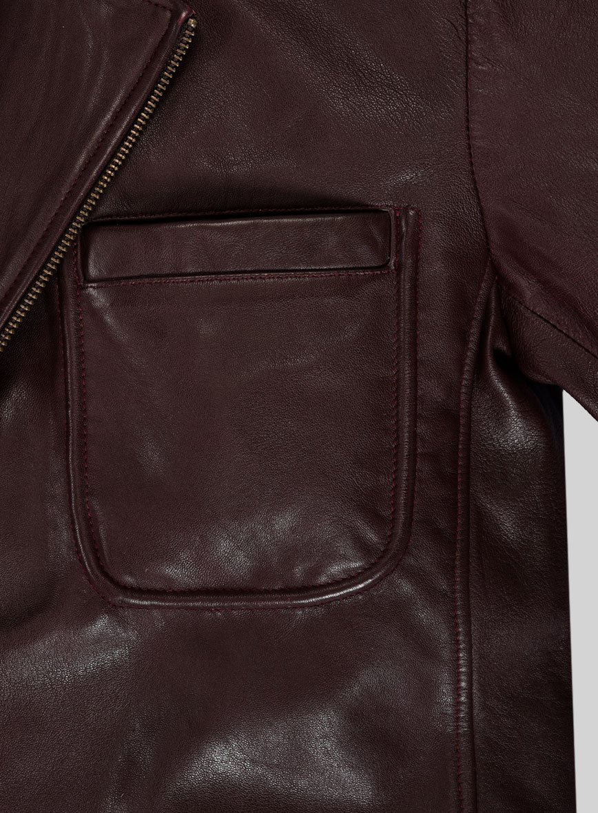 Robert Leather Blazer - StudioSuits