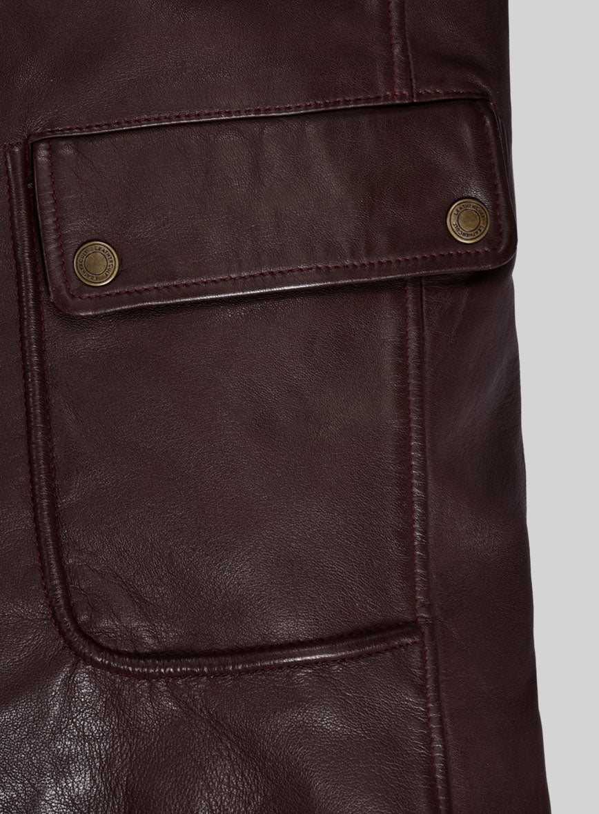 Robert Leather Blazer - StudioSuits