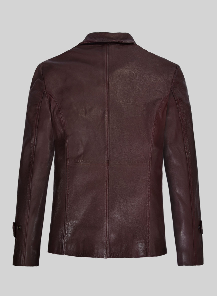 Robert Leather Blazer - StudioSuits