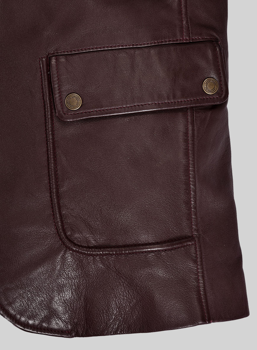 Robert Leather Blazer - StudioSuits
