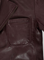 Robert Leather Blazer - StudioSuits
