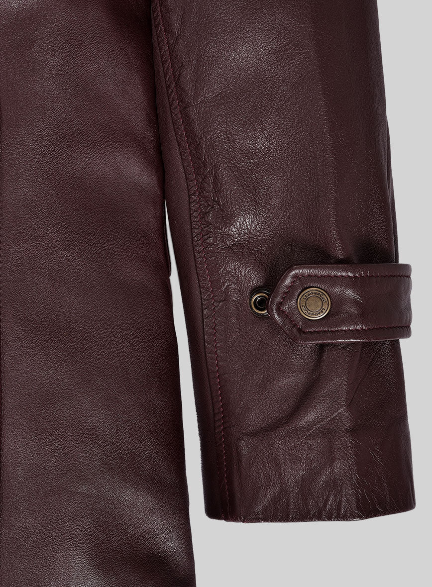 Robert Leather Blazer - StudioSuits