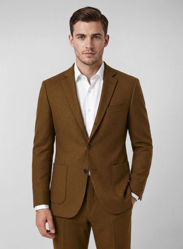 Rolling 3 Button Patch Pocket Jacket - StudioSuits