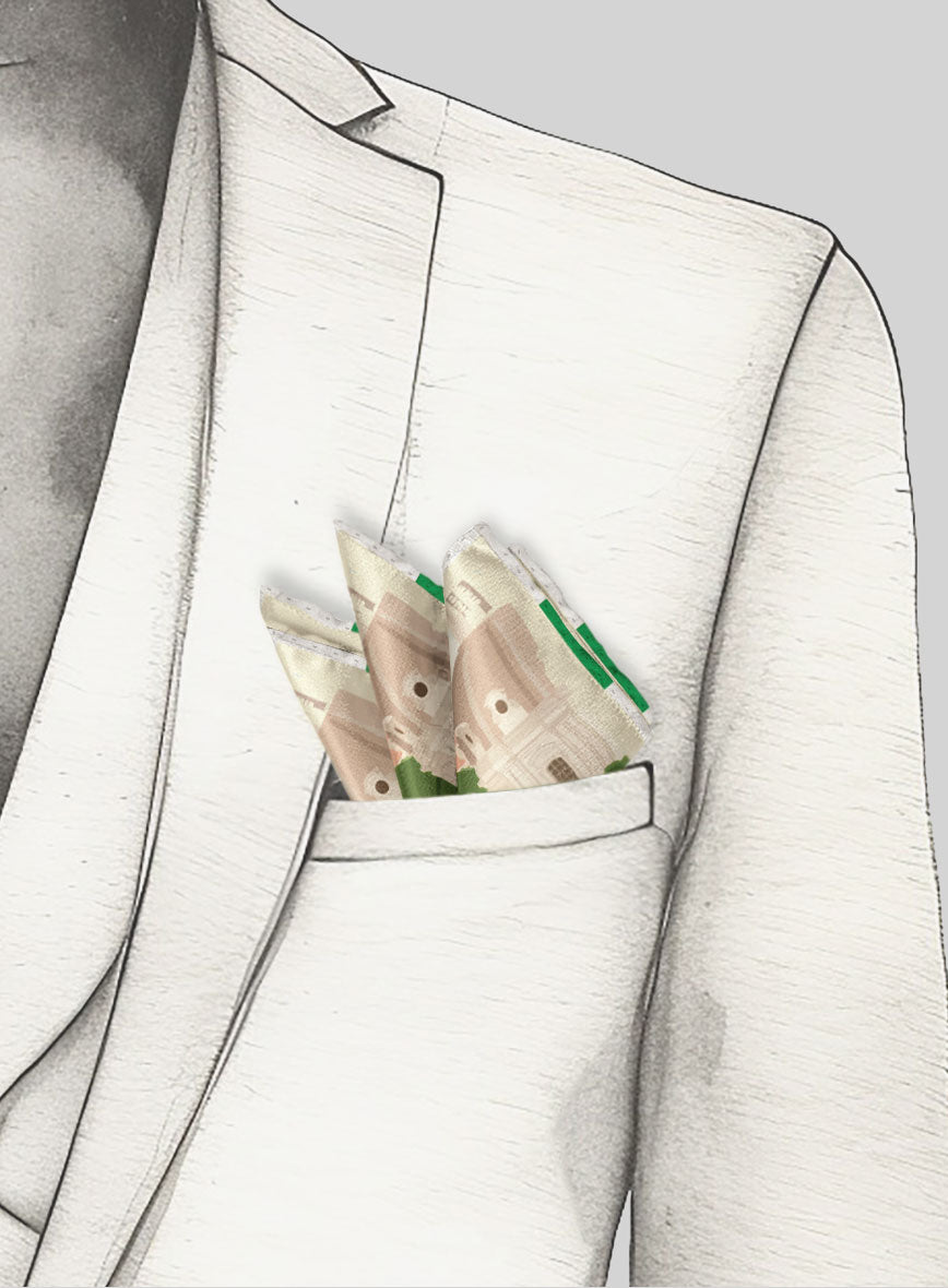 Roma Classica Silk Pocket Square - StudioSuits