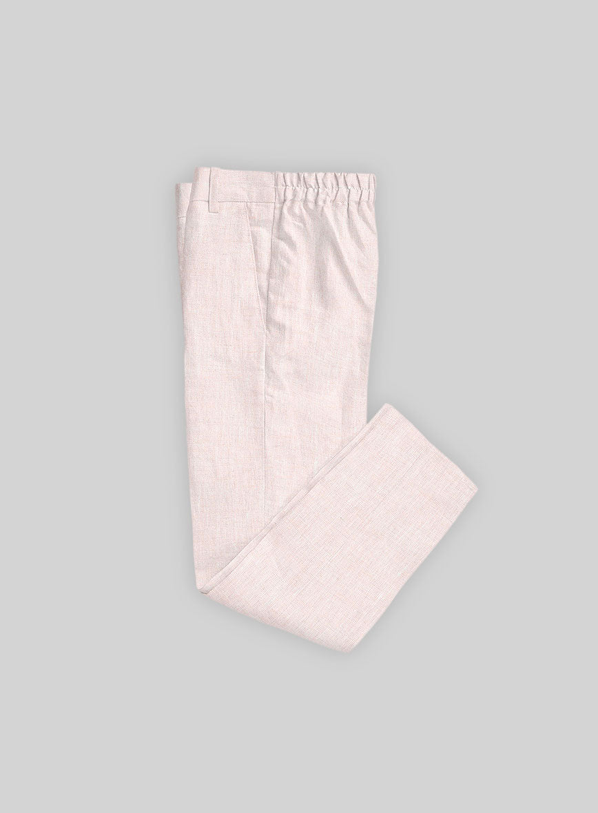 Roman Light Pink Linen Boys Suit - StudioSuits