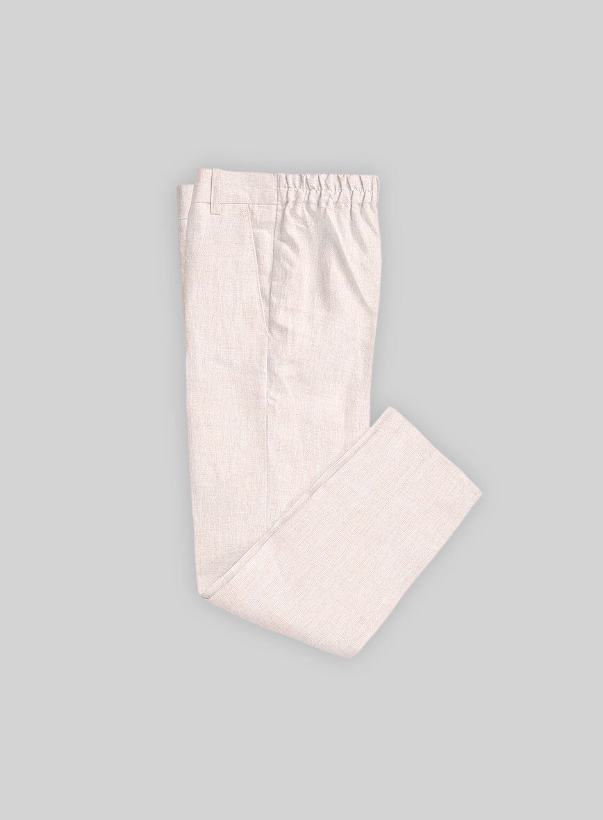 Roman Light Pink Linen Boys Suit - StudioSuits