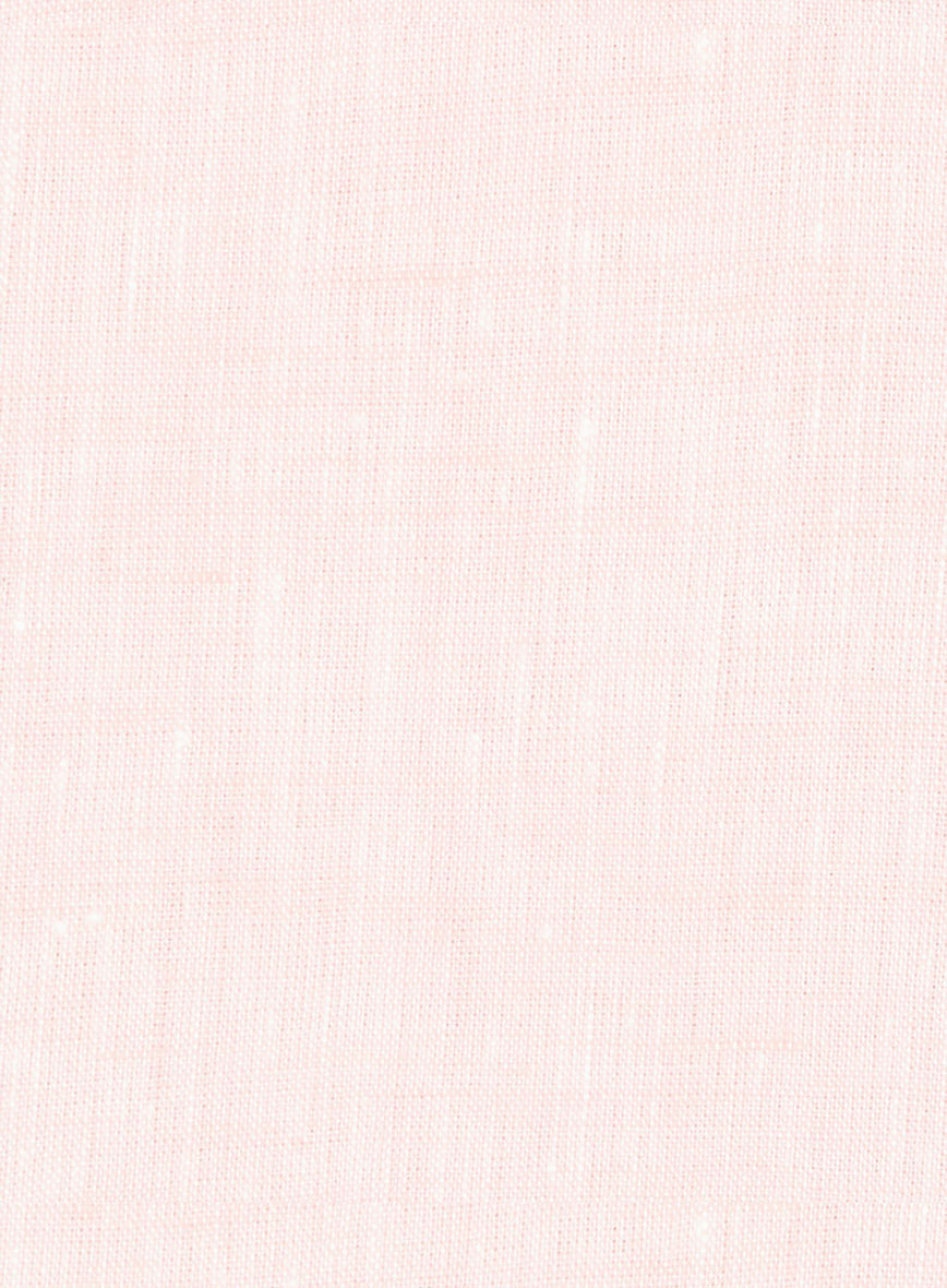 Roman Light Pink Linen Jacket - StudioSuits