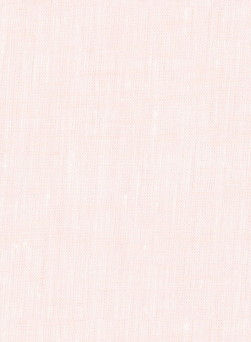 Roman Light Pink Linen Pants - StudioSuits