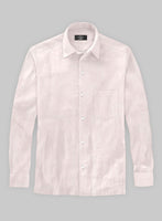 Roman Light Pink Linen Shirt - StudioSuits