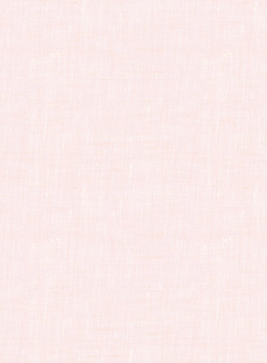 Roman Light Pink Linen Shirt - StudioSuits