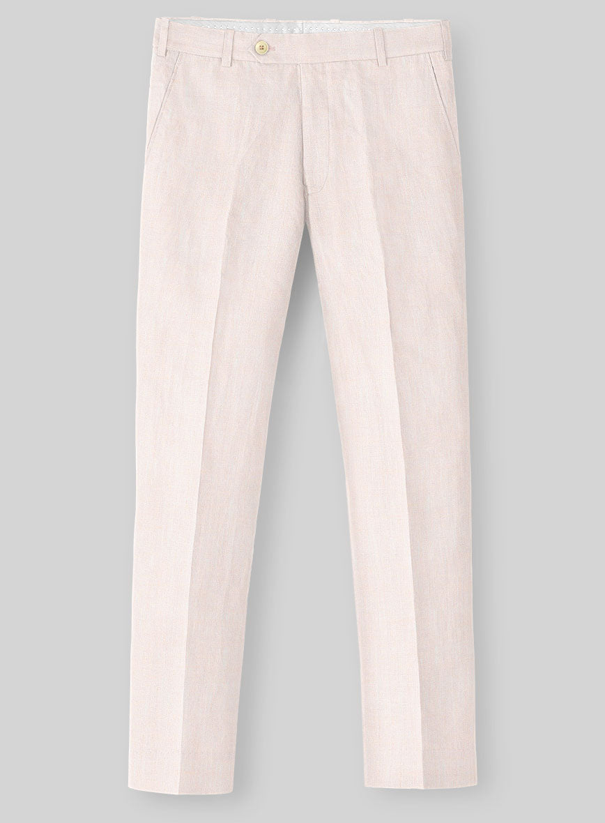 Roman Light Pink Linen Suit - StudioSuits