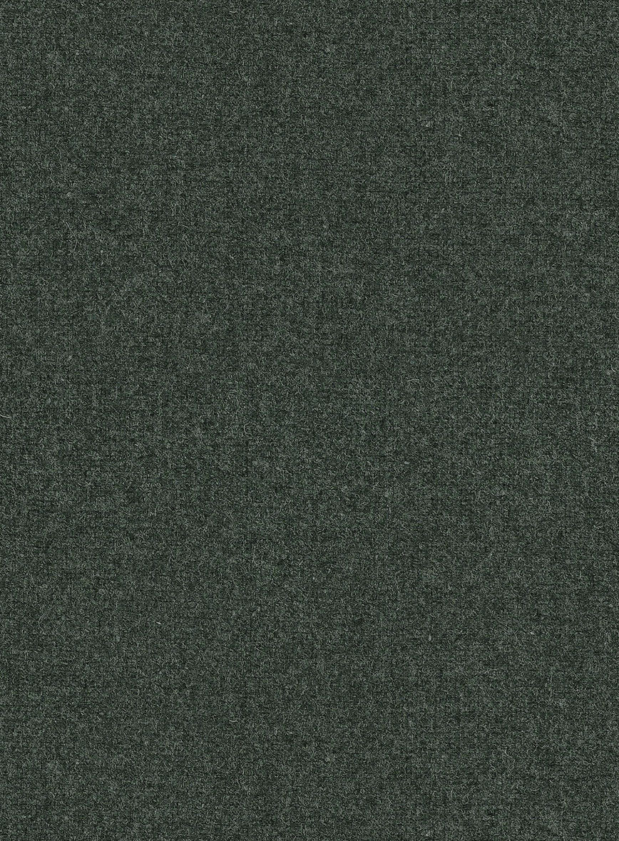 Rope Weave Green Tweed Overcoat - StudioSuits