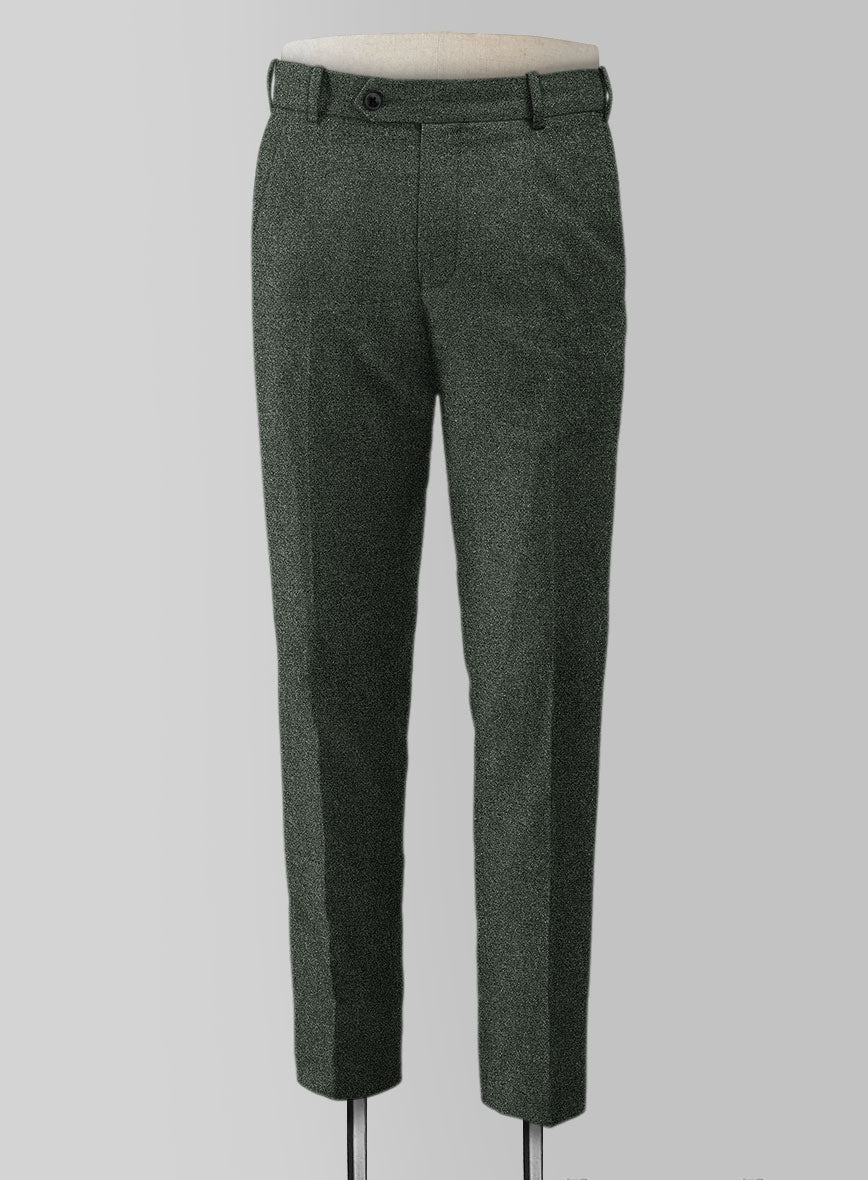 Rope Weave Green Tweed Suit - StudioSuits
