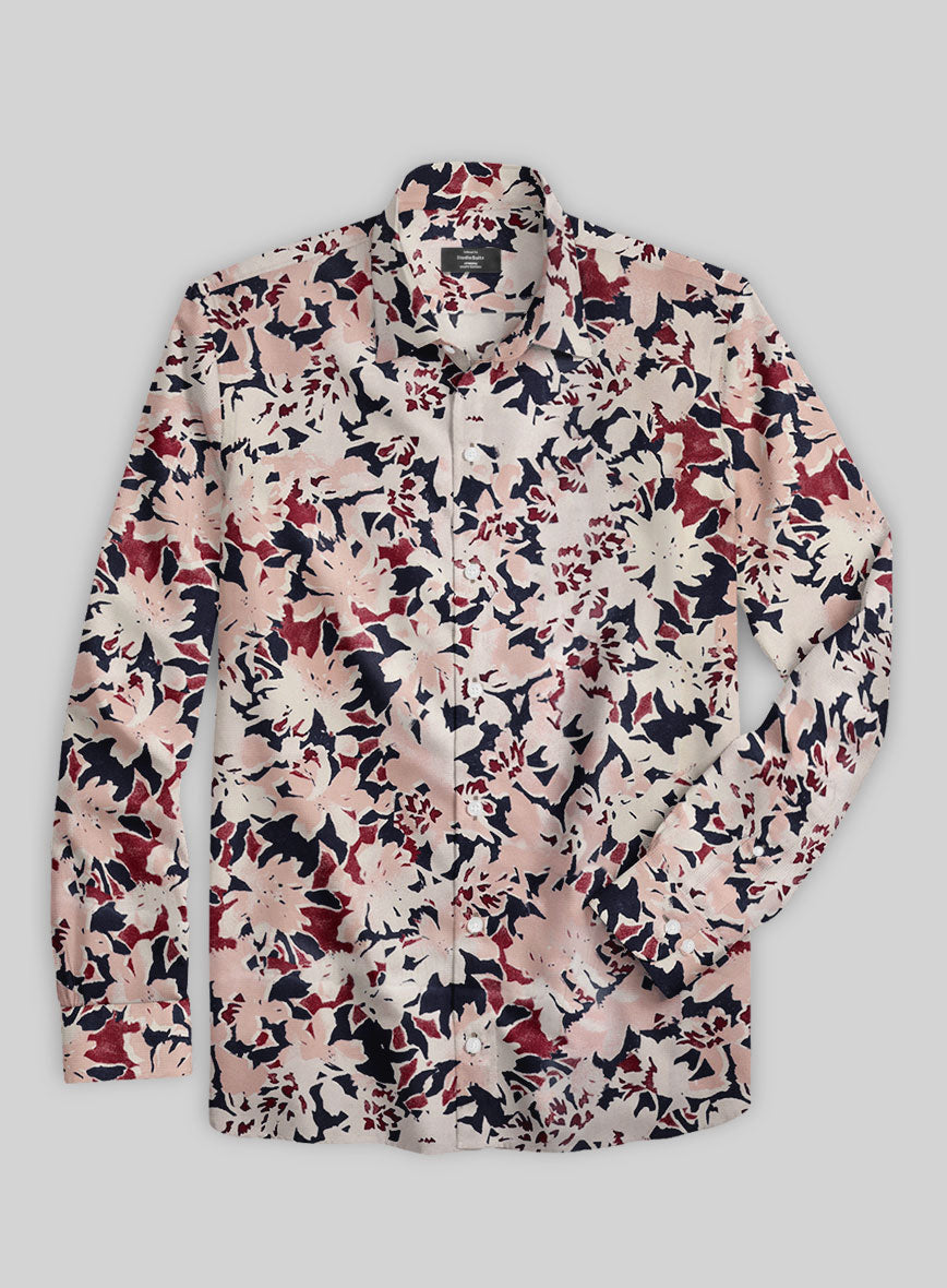 Rose Dusk Cotton Lycra Shirt - StudioSuits