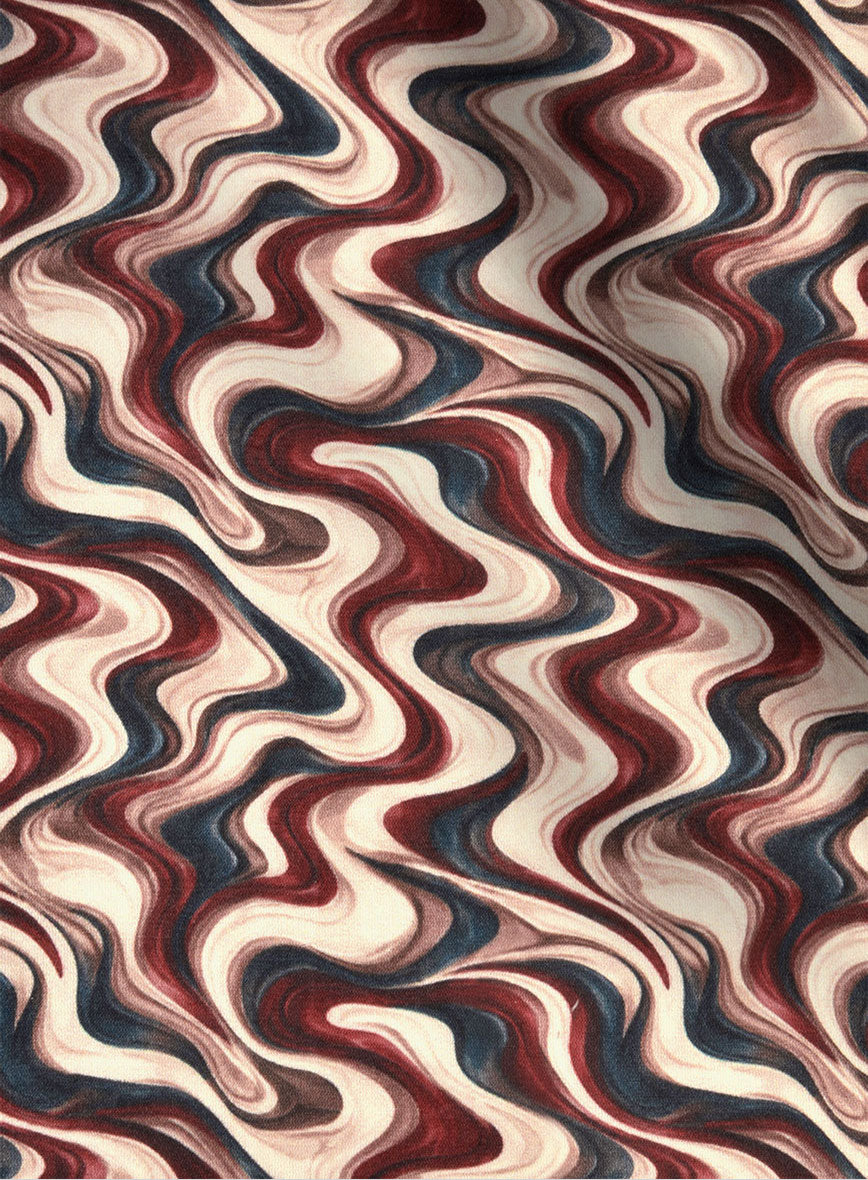 Rovello Swirl Silk Cotton Shirt - StudioSuits