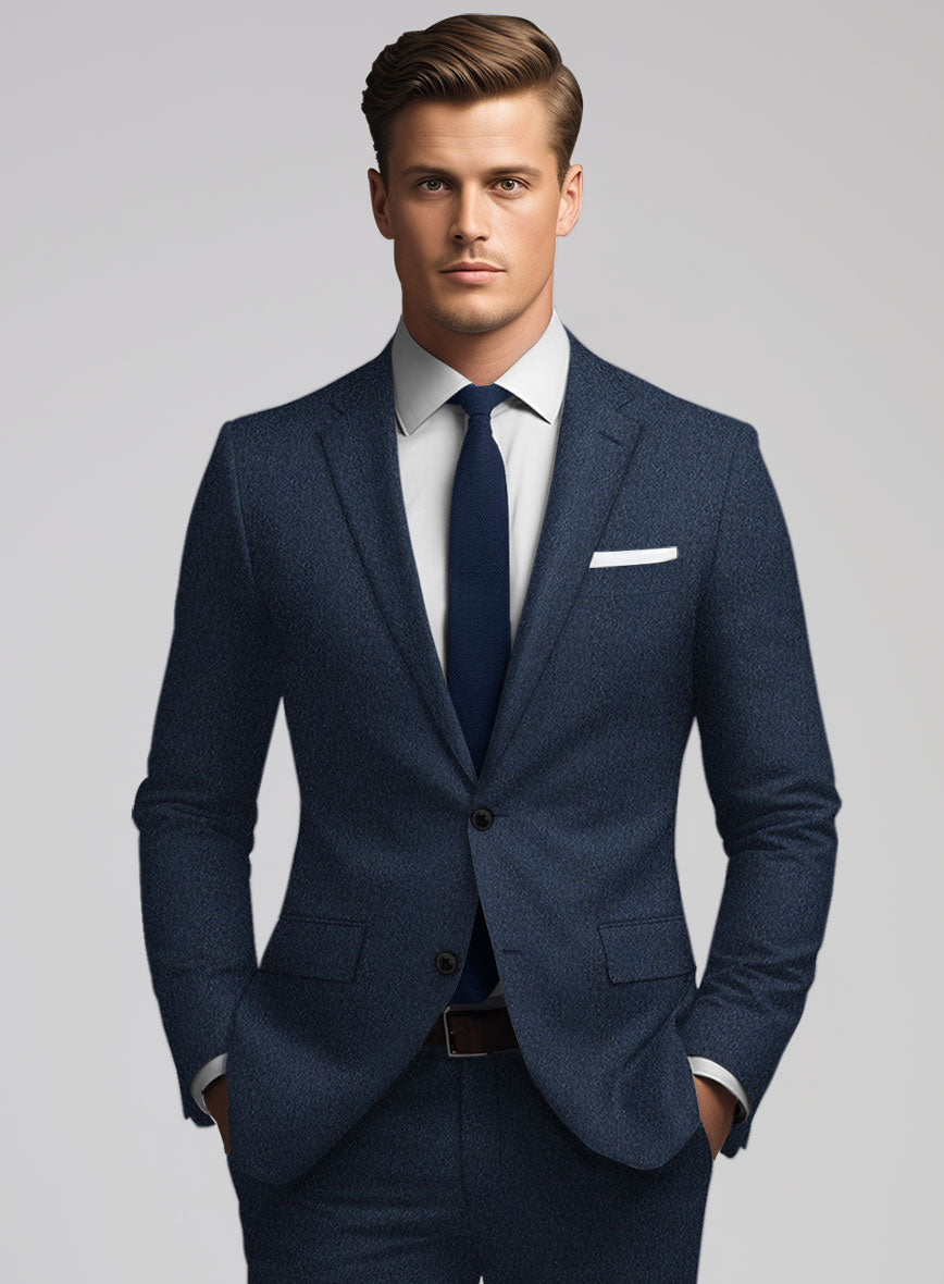Royal Blue Cashmere Jacket - StudioSuits