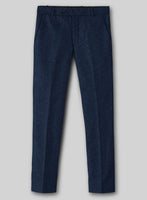Royal Blue Heavy Tweed Pants - StudioSuits