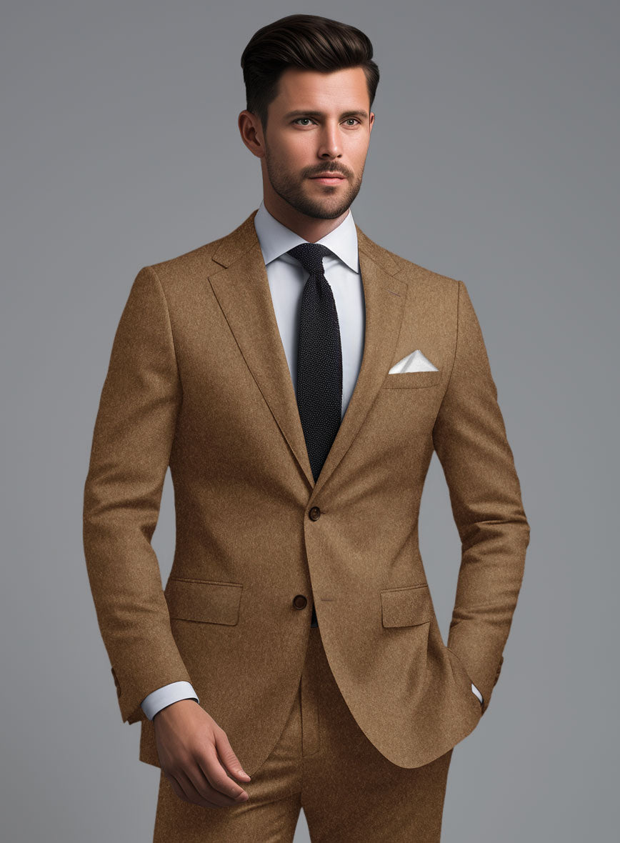 Royal Brown Cashmere Jacket - StudioSuits