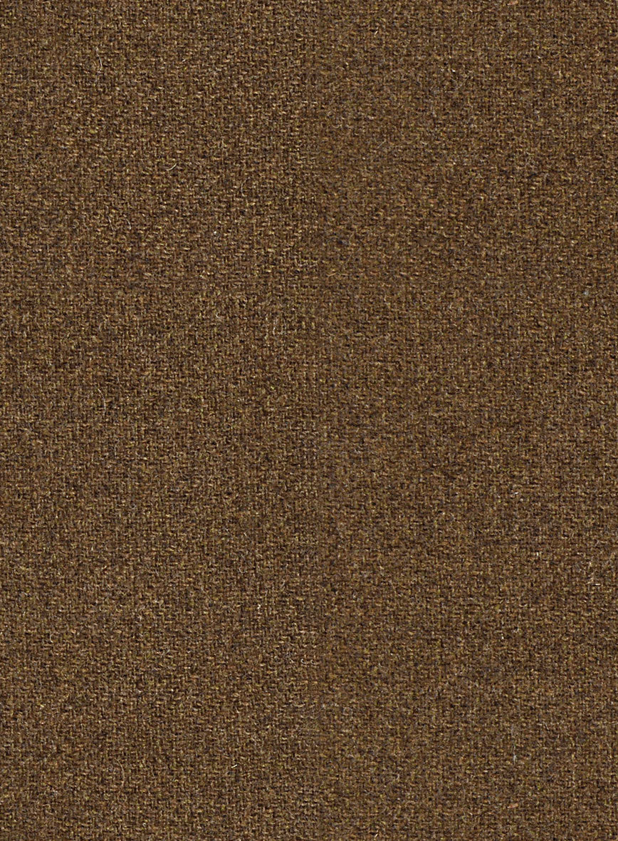 Royal Brown Heavy Tweed Overcoat - StudioSuits