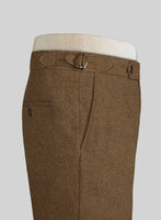 Royal Brown Heavy Tweed Highland Trousers - StudioSuits