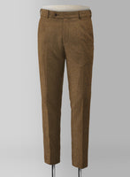Royal Brown Heavy Tweed Pants - StudioSuits