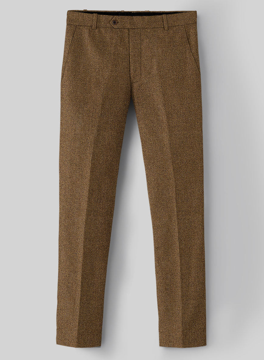 Royal Brown Heavy Tweed Pants