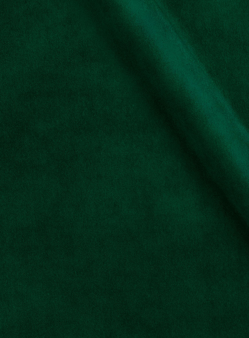 Royal Green Velvet Jacket - StudioSuits